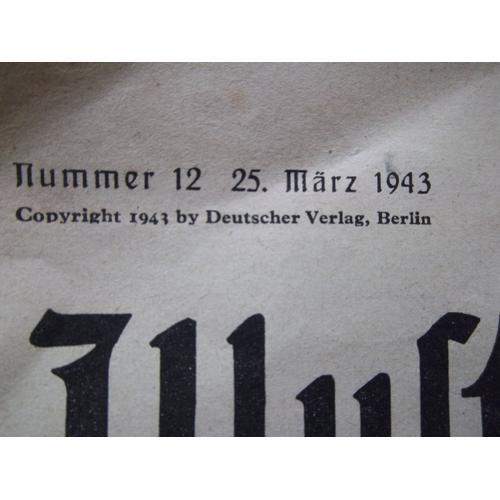 Journal Allemand Berliner Illustrirte Zeitung Du 25 Mars 1943