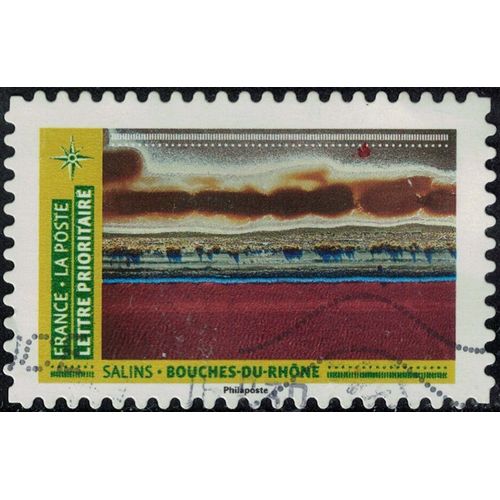 France 2021 Oblitéré Used Mosaïque De Paysages Salins Bouches Du Rhône Y&t 1944 Su