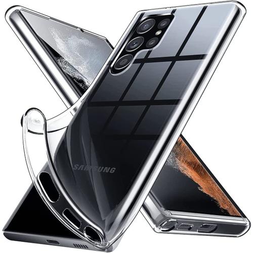 Coque Silicone Tpu Transparente Pour Samsung Galaxy S22 Ultra 5g Little Boutik
