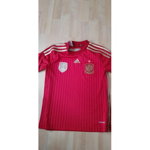 Maillot Rouge Adidas Fifa 2010 Espagne 9-10 Ans Climacool