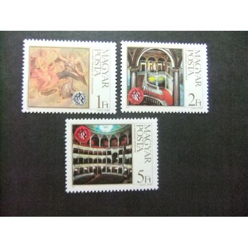 Hungria Hongrie Magyar Posta 1984 Centenaire De L'opéra De Budapest. "Frais De Mor Que" Yvert 2926 / 2928 ** Mnh