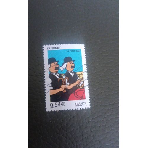 Timbre Les Dupont De Tintin Oblitéré T35