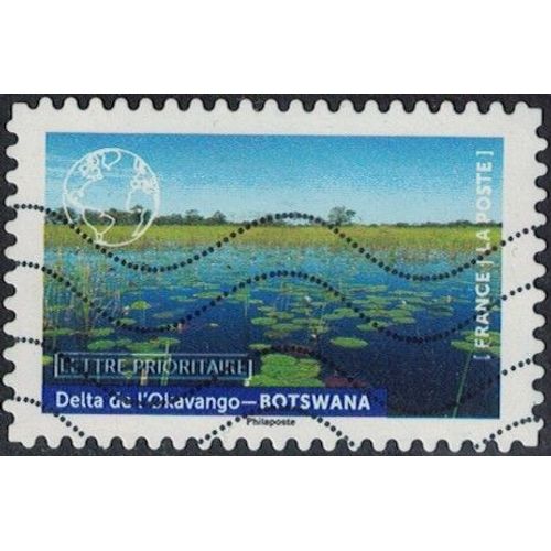 France 2022 Oblitéré Used Notre Planète Bleue Delta De L'okavango Botswana