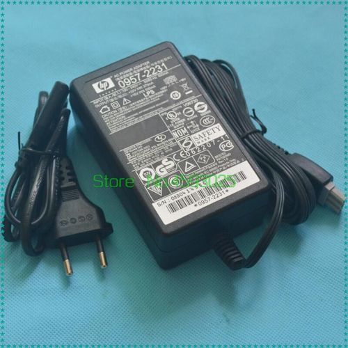 Chargeur Pour Imprimante Hp Avec Câble D'alimentation, Entrée: 100-240v 50/60hz 600ma Sortie: + 32v 375ma + 16v 500ma 0957-2231 Ac
