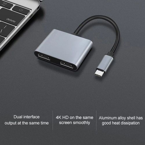 Adaptateur USB type-c vers USB, convertisseur HUB Compatible 4K HD pour Macbook, nouveauté 2021