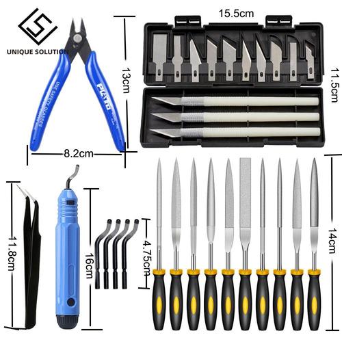 Ensemble D'outils De Nettoyage Et De Retrait D'imprimante 3d, 31 Pièces, Accessoires D'impression 3d Pour Le Nettoyage, La Finition Et L'impression