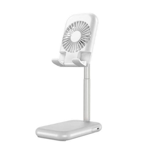 Support De Levage Pour Tablette Et Ordinateur 2 En 1, Support Fixe Multifonctionnel Pour Ipad, Petit Ventilateur De Bureau