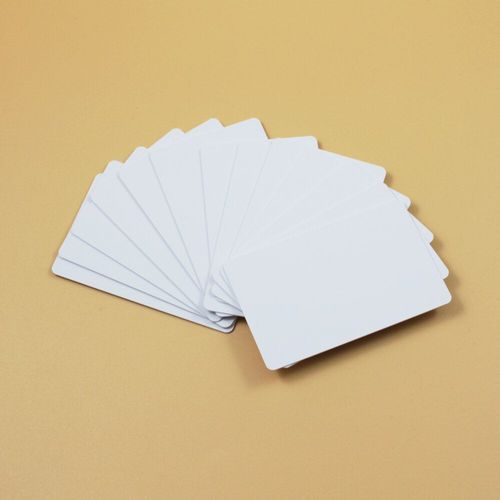 Carte De Crédit Vierge Avec Photo En Plastique Pvc, Imprimable, Carte D'identité Blanche, 30mil Cr80, Livraison Gratuite, 100