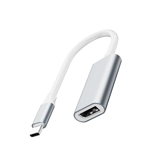 Adaptateur NEW-USB C vers DisplayPort, 4K @ 60Hz Type C vers DP, pour Pro 2016, IMac, Dell XPS 15, Samsung Galaxy