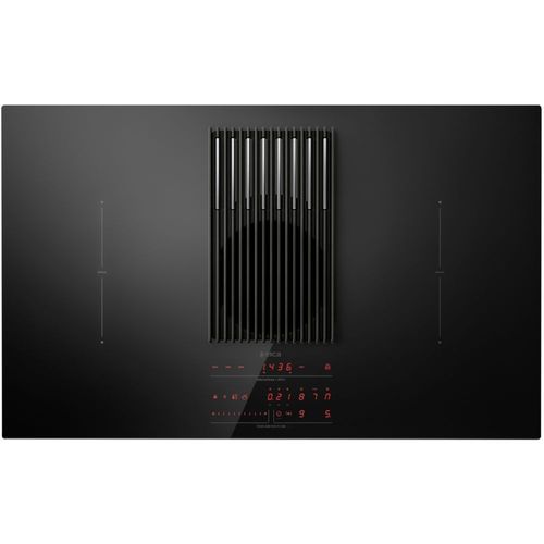 Elica NikolaTesla Libra BL/A/83 - Table de cuisson à induction aspirante - 4 foyers - Niche - largeur : 80.7 cm - profondeur : 49.2 cm - classe A - noir