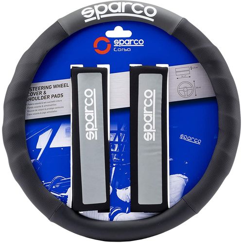 Housse Pour Volant + Coussinets Pour Ceinture Sparco Spc1111 Universel