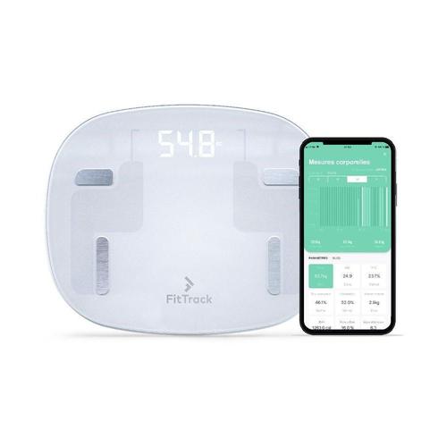 Pèse Personne Connecté Fit Track Beebo White