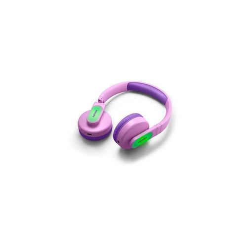 Philips Kids TAK4206PK - Écouteurs - sur-oreille - Bluetooth - sans fil, filaire - jack 3,5mm - rose