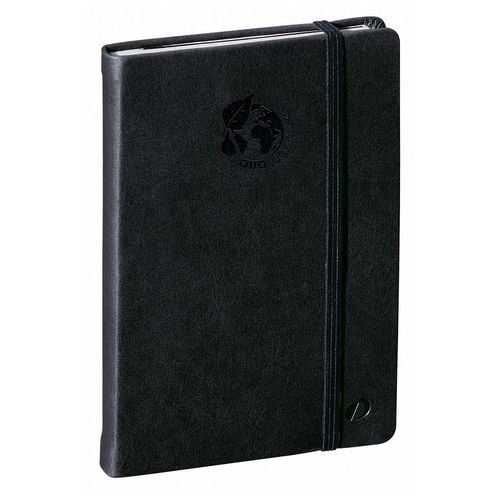 Quo Vadis Carnet De Notes 15 R Ligne Equology Noir Elast 10x15 Cm