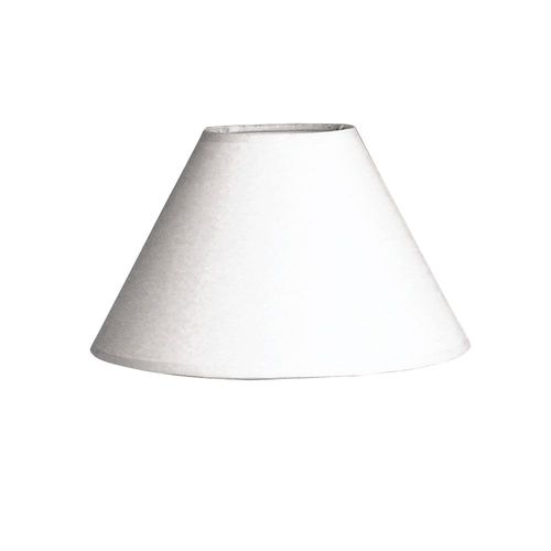 Abat - Jour, Rond, Blanc, 19,5 Cm Ø, Hauteur 12,5 Cm