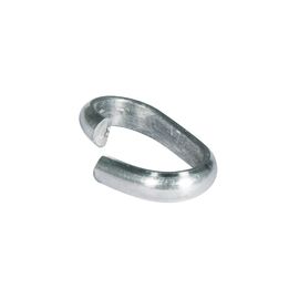 Anneau Large, Platine, 12x7x2mm, 8 Pces
