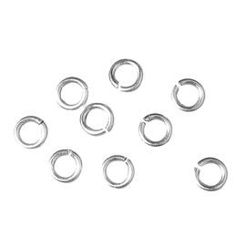 Anneau, 10 Mm Ø, Argent, 0,8 Mm, 40 Pces