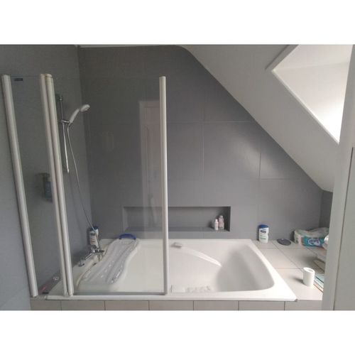 Peinture carrelage, résine époxy sol et mur carrelés, douche, lavabo, baignoire, meuble PROCOM 1kg Noir
