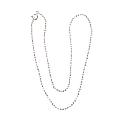 Chaîne À Boules, 1,5mm Ø, Argent, 42cm, 1 Pce.