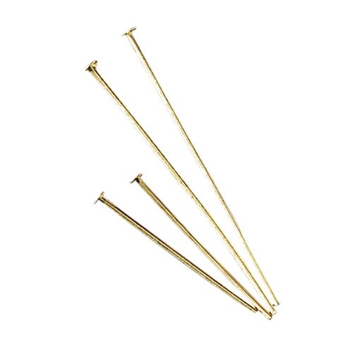 Cheville À Prisme, 0,8mm Ø, Or, 40mm, 15 Pces