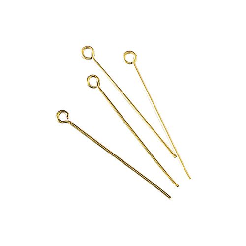 Cheville À Remmailler, 0,7mm Ø, Or, 50 Pièces, 50mm,