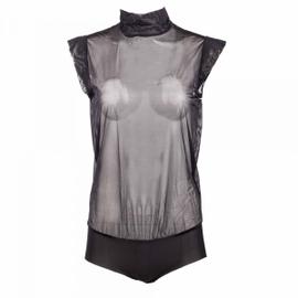 Body transparent col manches courtes Femme WOLFORD Rakuten