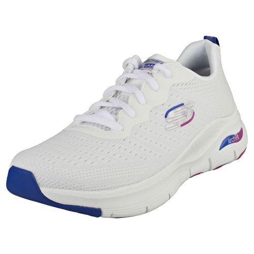 Skechers Arch Fit Vegan Femme Baskets Mode Blanc Multicolore - 41