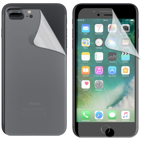 Film Ecran Avant Et Arriere De Protection En Hydrogel Souple Pour Iphone 7 Plus / Iphone 8 Plus - Visiodirect -