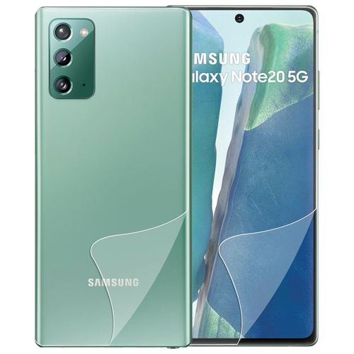 Film Ecran Avant Et Arriere De Protection En Hydrogel Souple Pour Samsung Galaxy Note 20 6.7" - Visiodirect -