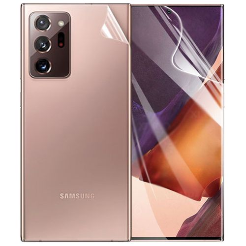 Film Ecran Avant Et Arriere De Protection En Hydrogel Souple Pour Samsung Galaxy Note 20 Ultra 6.9" - Visiodirect -