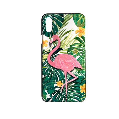 Coque Pour Xiaomi Redmi 9a Flamant Rose Flamingo Concept Art 01