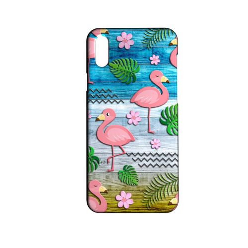 Coque Pour Xiaomi Redmi 9a Flamant Rose Flamingo Concept Art 15