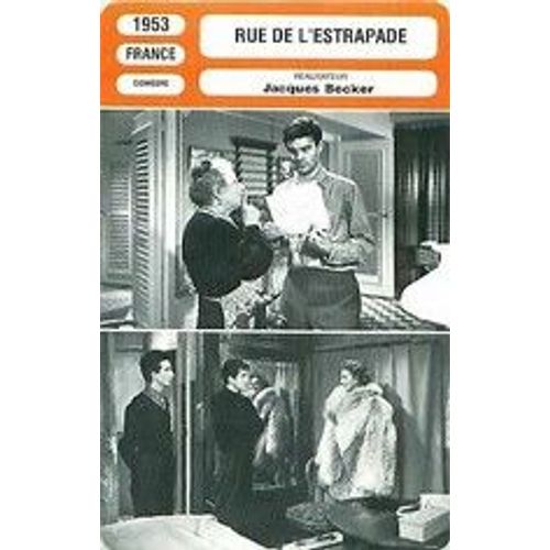 Fiche Monsieur Cinema Rue De L'estrapade