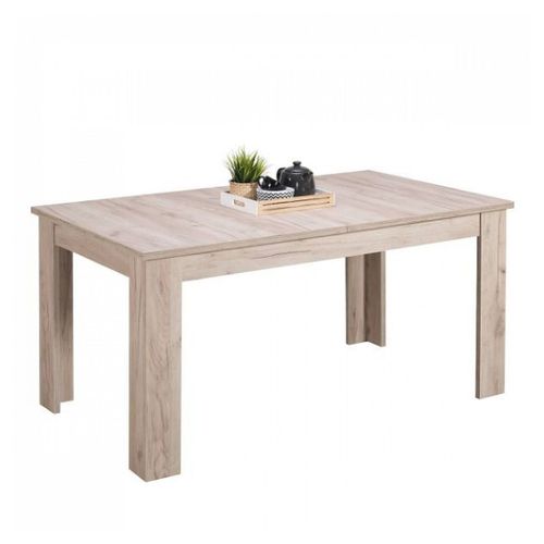 Table Manger 160x90 Cm Gris 8 Places Extensible