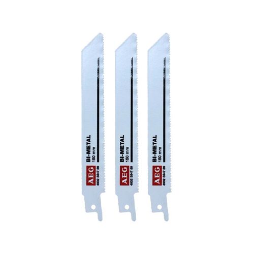 Jeu de 3 lames scie sabre AEG 1.8x150mm S922BF