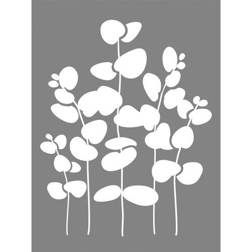 Pochoir Eucalyptus, 15,25x20,32cm, 1 Pce.