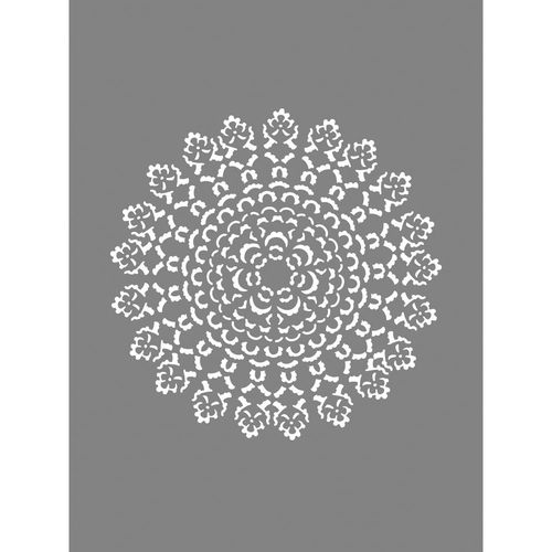 Pochoir Ornement, 15,25x20,32cm, 1 Pce.