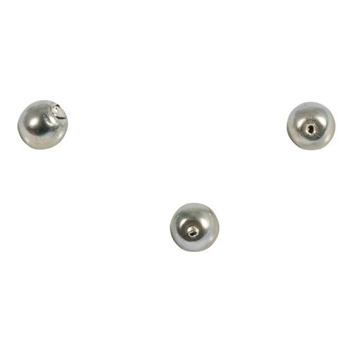 Renaissance Perles En Verre , 4mm Ø, Argent Ancien, Boîte 85 Pces