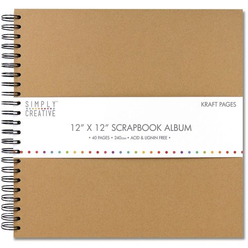 Scrapbook Album Plain, 30,5x30,5cm, 40 Pages