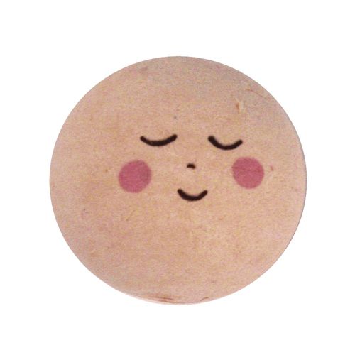 Tête En Ouate: Visage D'ange, Ø 30 Mm, 3 Pces