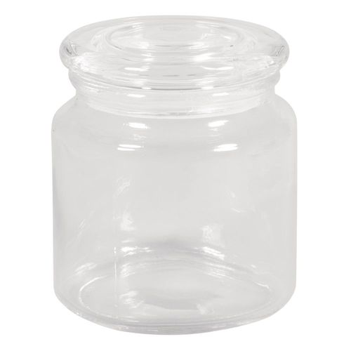 Pot En Verre Avec Couvercle En Verre H 10,5 Cm 580ml