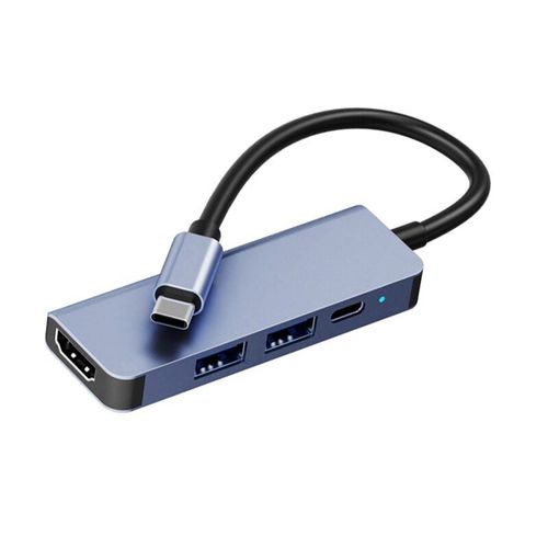 Adaptateur USB C avec 4K USB C à Compatibles HDMI, USB 3.0,3 Multiport De Pro