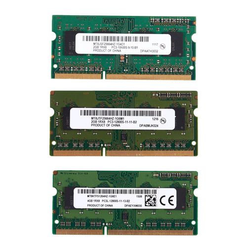 Ram DDR3/DDR3L pour pc portable, 2/4 go, 1600/1333/SO-DIMM Mhz, 1.35/1.5V