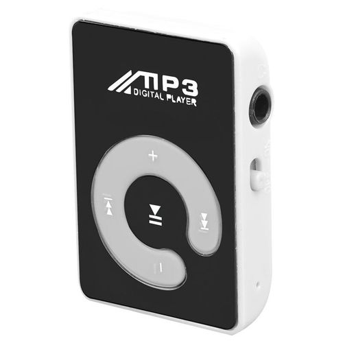 Mini Miroir Clip Usb Numérique Mp3 Lecteur De Musique, Support De Carte Sd Tf 8 Go