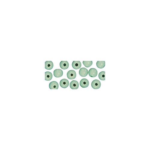 Perles En Bois Fsc 100%, Polies, 10mm Ø, Vert Clair, 52 Pièces