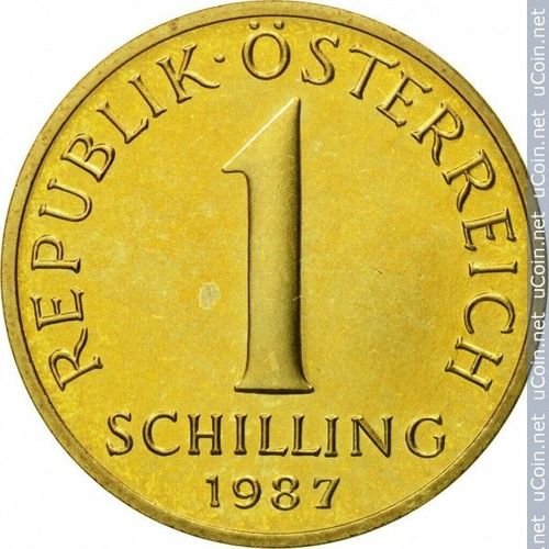 1987 1 Schilling Autriche 