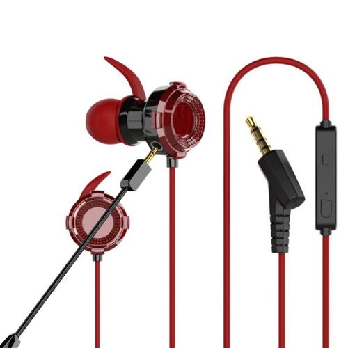 Écouteurs de jeu filaires universels, 3.5mm, avec micro détachable, pour téléphone et PC