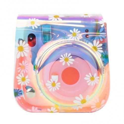 Sac De Protection Imprimé Fleur Translucide, Coque De Rangement De Caméra Symphonie Pour Film Fuji Instax Mini 11