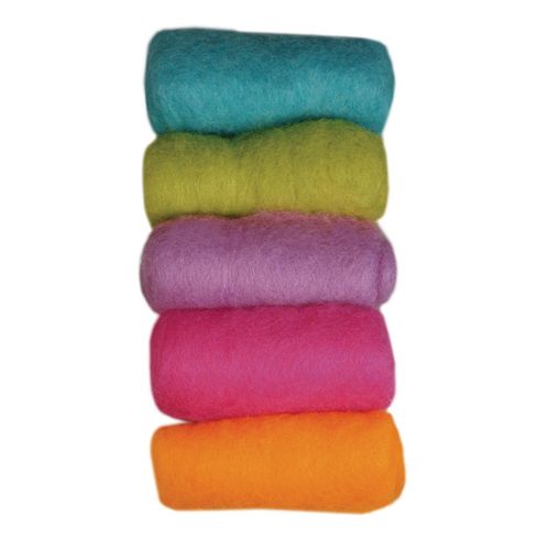 Laine Vierge, "Easy Going" Mélange D'été, Toison, 5 Couleurs À 20g