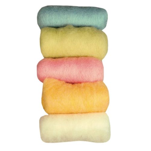 Laine Vierge, "Poetry Life" Mélange D'été, Toison, 5 Couleurs À 20g